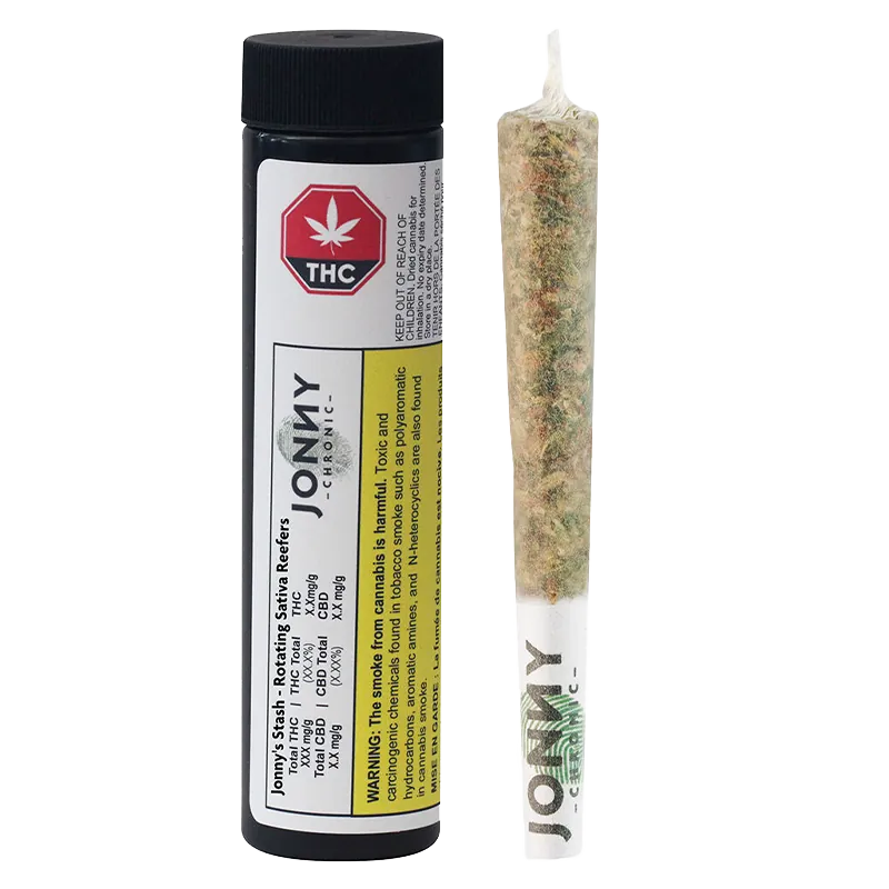 Jonny Chronic 2 g Jonny's Stash Rotating Reefers PR 2 x 1 g Pre-Rolls
