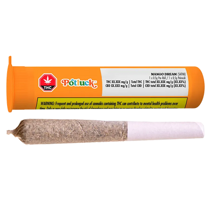 Potluck 0.5 g Mango Dream PR 1 x 0.5 g Pre-Rolls