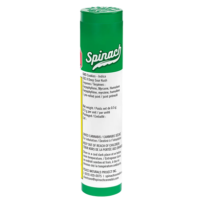 Spinach 0.5 g GMO PR 1 x 0.5 g Pre-Rolls