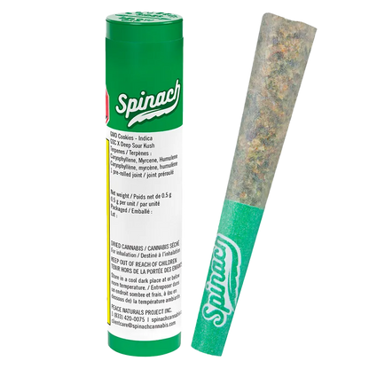 Spinach 0.5 g GMO PR 1 x 0.5 g Pre-Rolls