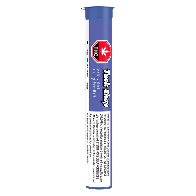 Tuck Shop 1 g Valley Girl PR 1 x 1 g Pre-Rolls
