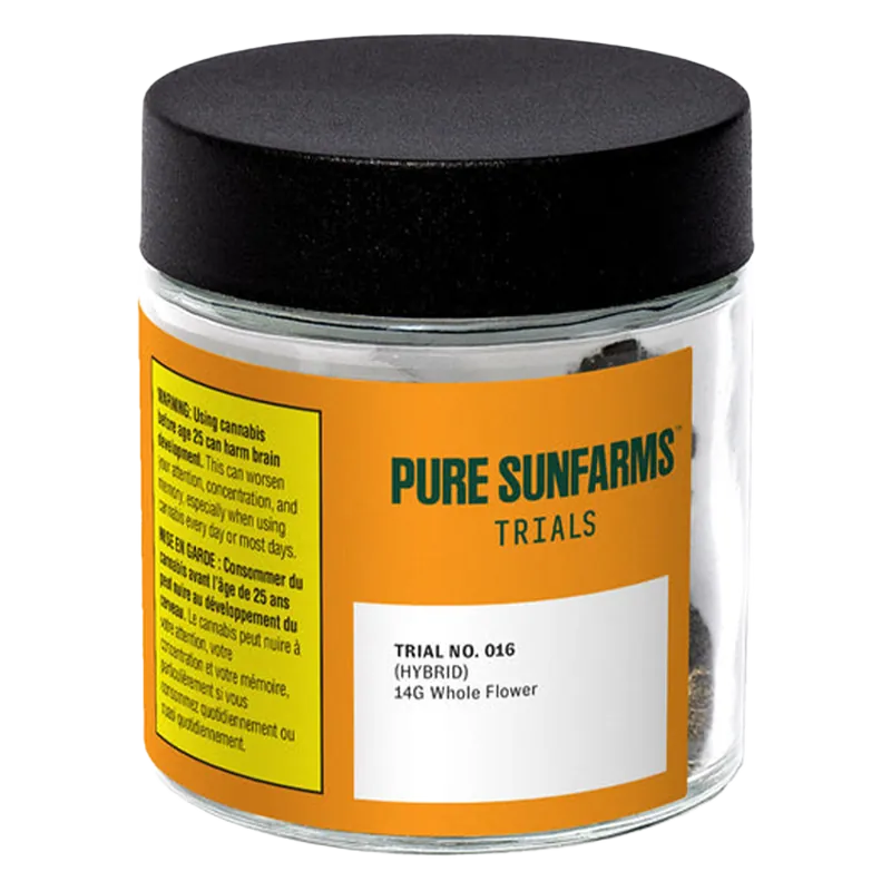 Pure Sunfarms 14 g Trial No. 016 Lto Flower