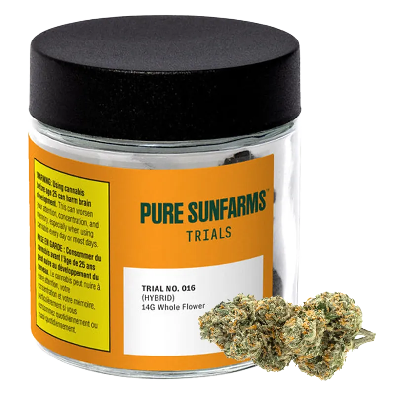 Pure Sunfarms 14 g Trial No. 016 Lto Flower