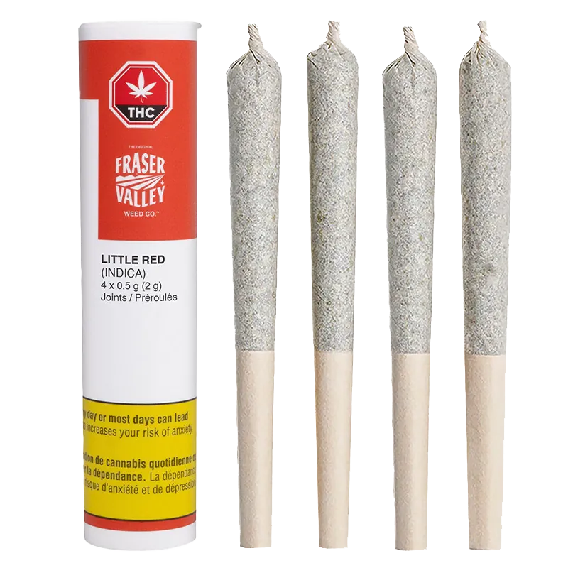 The Original Fraser Valley Weed Co. 2 g Little Red Sativa PR 4 x 0.5 g Pre-Rolls