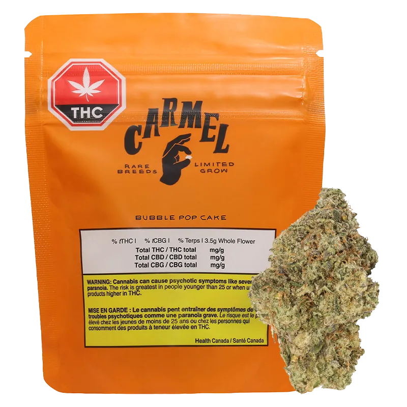 Carmel 3.5 g Bubble Pop Cake Flower