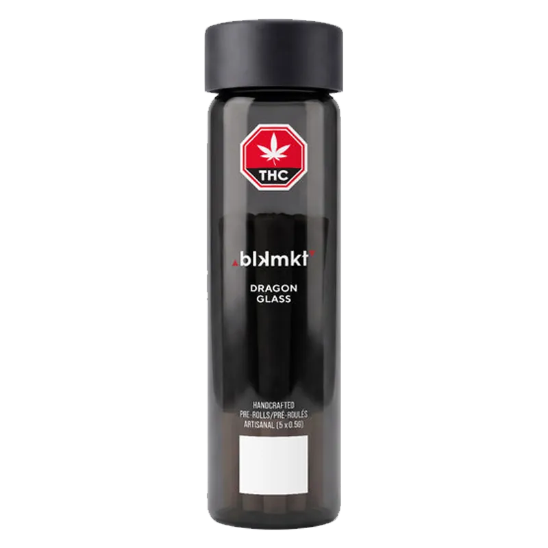 Blkmkt 2.5 g Dragon Glass PR 5 x 0.5 g Pre-Rolls