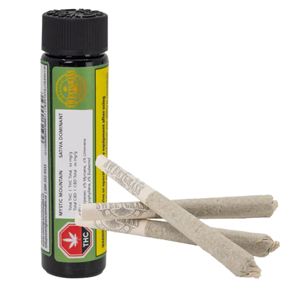 Sweetgrass Organic Cannabis 1.5 g Organic Mystic Mountain PR 3 x 0.5 g Pre-Rolls