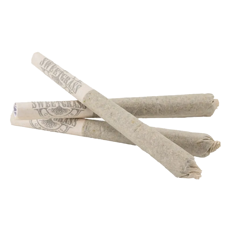 Sweetgrass Organic Cannabis 1.5 g Organic Mystic Mountain PR 3 x 0.5 g Pre-Rolls
