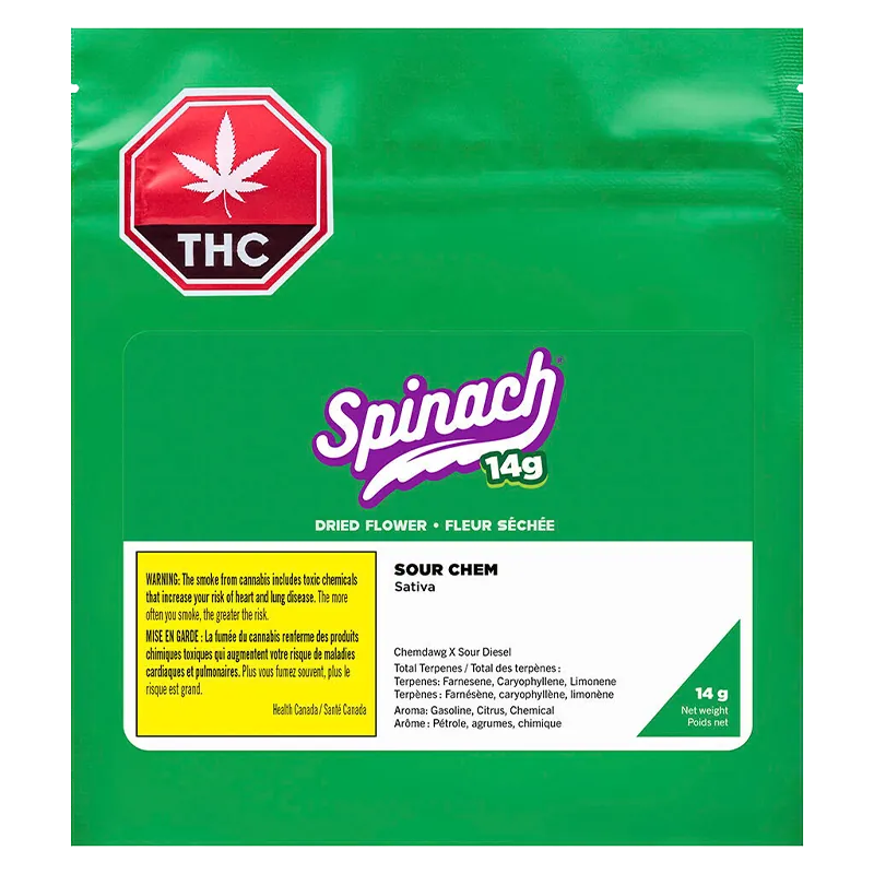 Spinach 14 g Sour Chem Flower