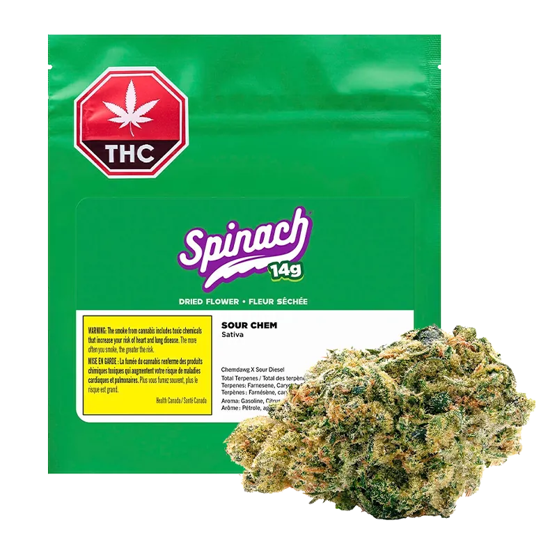 Spinach 14 g Sour Chem Flower