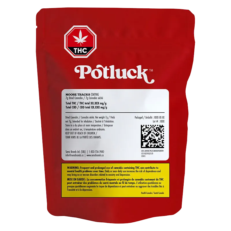 Potluck 7 g Moose Tracks Flower