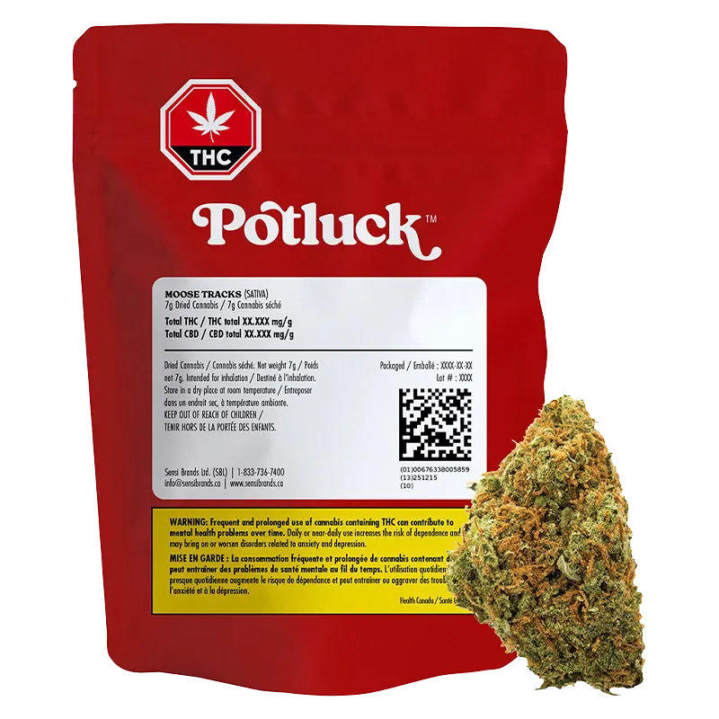 Potluck 7 g Moose Tracks Flower