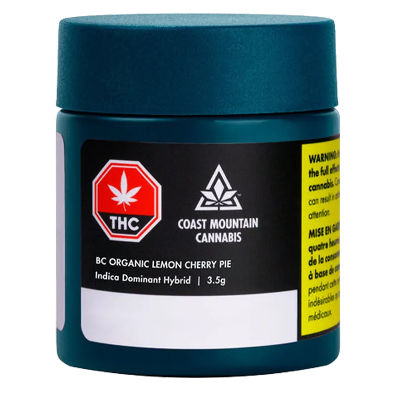 Coast Mountain Cannabis 3.5 g BC Organic Lemon Cherry Pie Flower