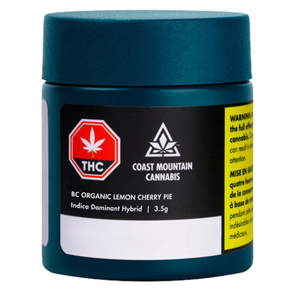 Coast Mountain Cannabis 3.5 g BC Organic Lemon Cherry Pie Flower