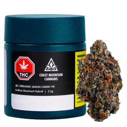 Coast Mountain Cannabis 3.5 g BC Organic Lemon Cherry Pie Flower