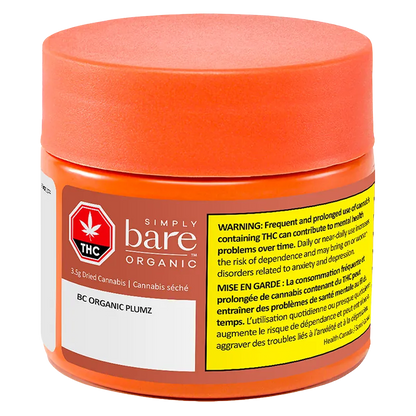 Simply Bare Organic 3.5 g BC Organic Plumz Flower