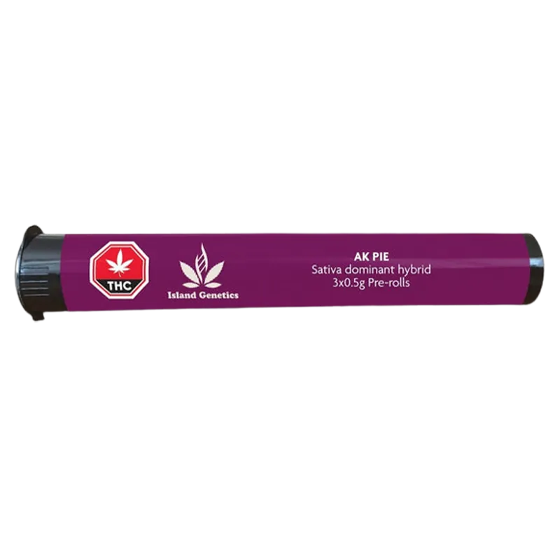 Island Genetics 1.5 g AK Pie PR 3 x 0.5 g Pre-Rolls