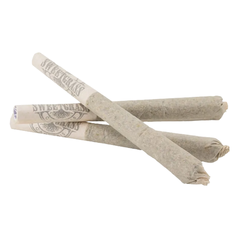 Sweetgrass Organic Cannabis 1.5 g Organic Triangle Queen PR 3  x 0.5 g Pre-Rolls