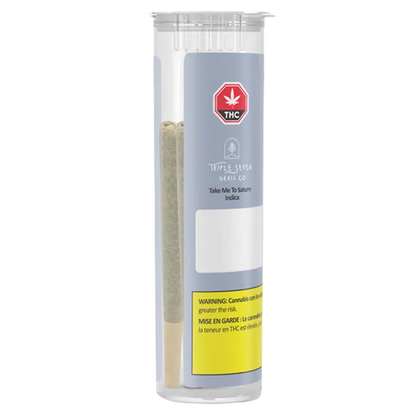 Triple Seven Grass Co. 2.5 g T.M.T Saturn Indica PR 5 x 0.5 g Pre-Rolls