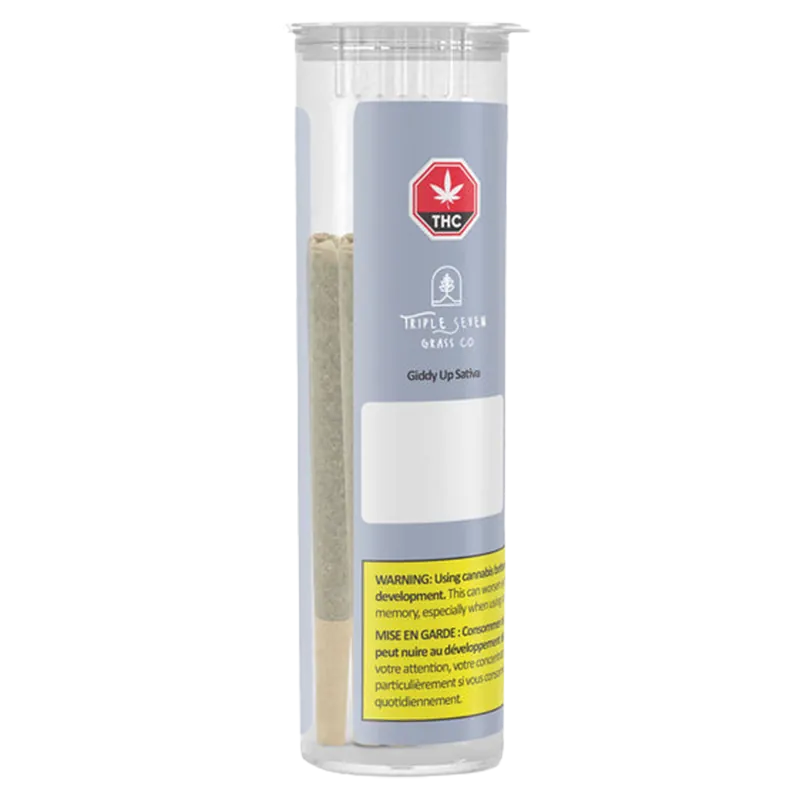Triple Seven Grass Co. 2.5 g Giddy Up Sativa PR 5 x 0.5 g Pre-Rolls