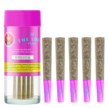 The Loud Plug 1.75 g Purple Rain PR 5 x 0.35g Pre-Rolls