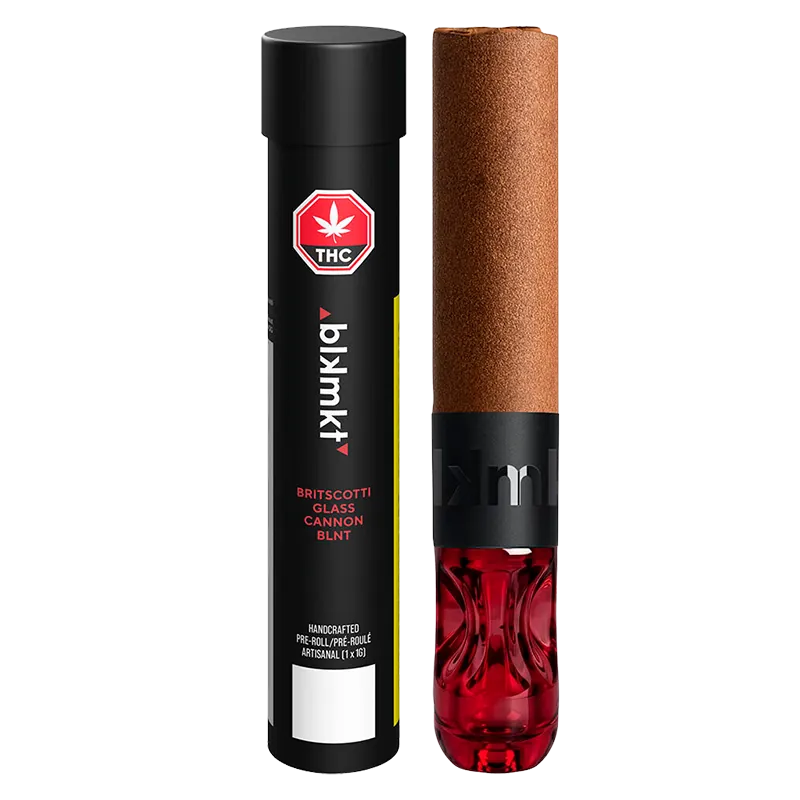 blkmkt 1 g Britscotti Glass Cannon BLNT PR 1 x 1 g Pre-Rolls