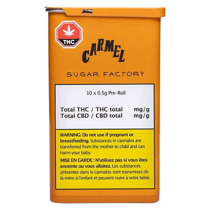 Carmel 5 g Sugar Factory PR 10 x 0.5 g Pre-Rolls