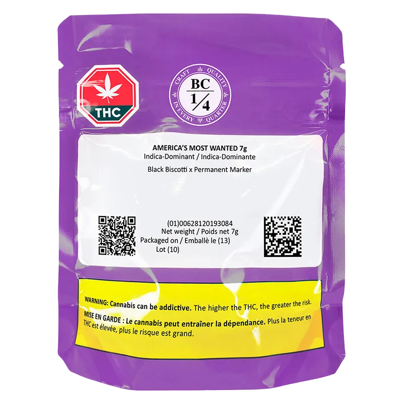 BC 1/4 7 g America's Most Wanted Flower