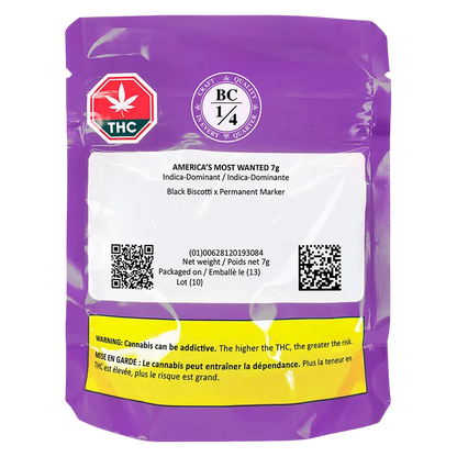 BC 1/4 7 g America's Most Wanted Flower