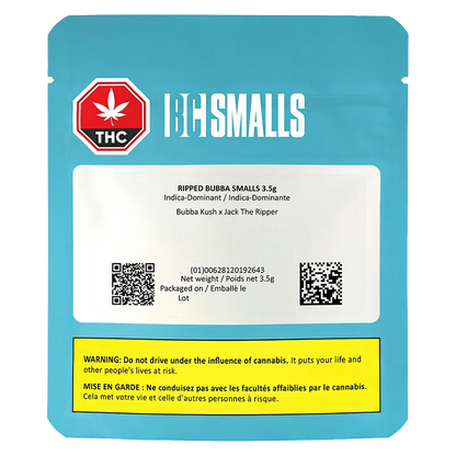 BC Smalls 3.5 g Ripped Bubba Smalls Flower