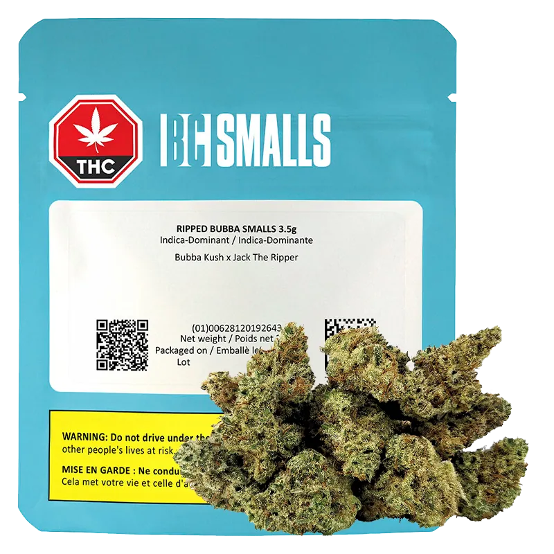 BC Smalls 3.5 g Ripped Bubba Smalls Flower
