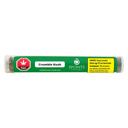 5 Points Cannabis 3.5 g Crumble Kush Flower