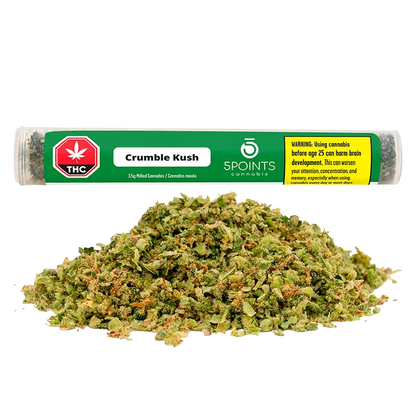 5 Points Cannabis 3.5 g Crumble Kush Flower