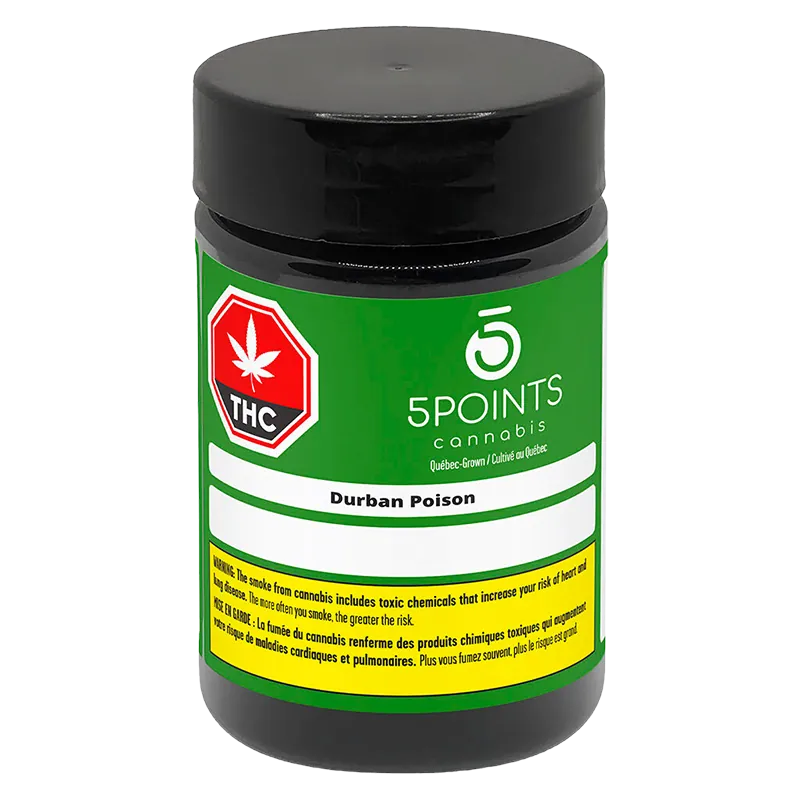 5 Points Cannabis 7 g Durban Poison Flower