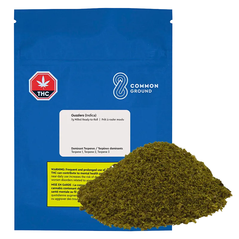 Common Ground 7 g Guzzlers Milled Ready-to-Roll Flower