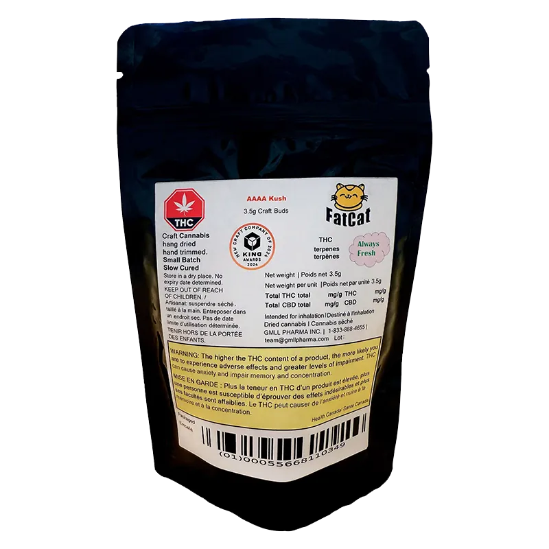 FatCat 3.5 g AAAA Kush Flower