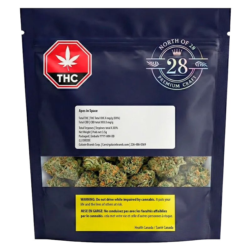 North of 28 3.5 g Apes in Space Flower