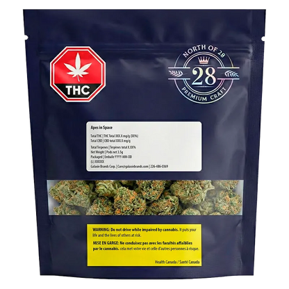 North of 28 3.5 g Apes in Space Flower