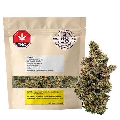 North of 28 3.5 g Kush Mintz Flower