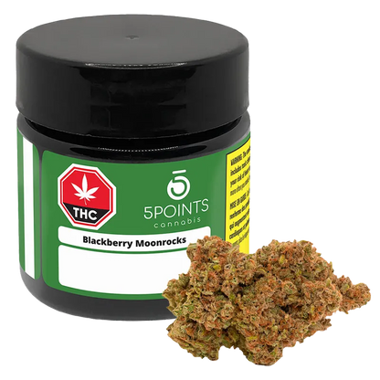 5 Points Cannabis 3.5 g Blackberry Moonrocks Flower