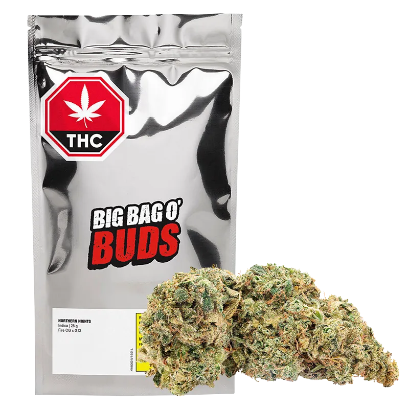 Big Bag O' Buds 28 g Northern Nights Flower