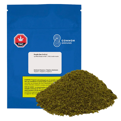 Common Ground 7 g Purple Gas Milled Ready-to-Roll Flower