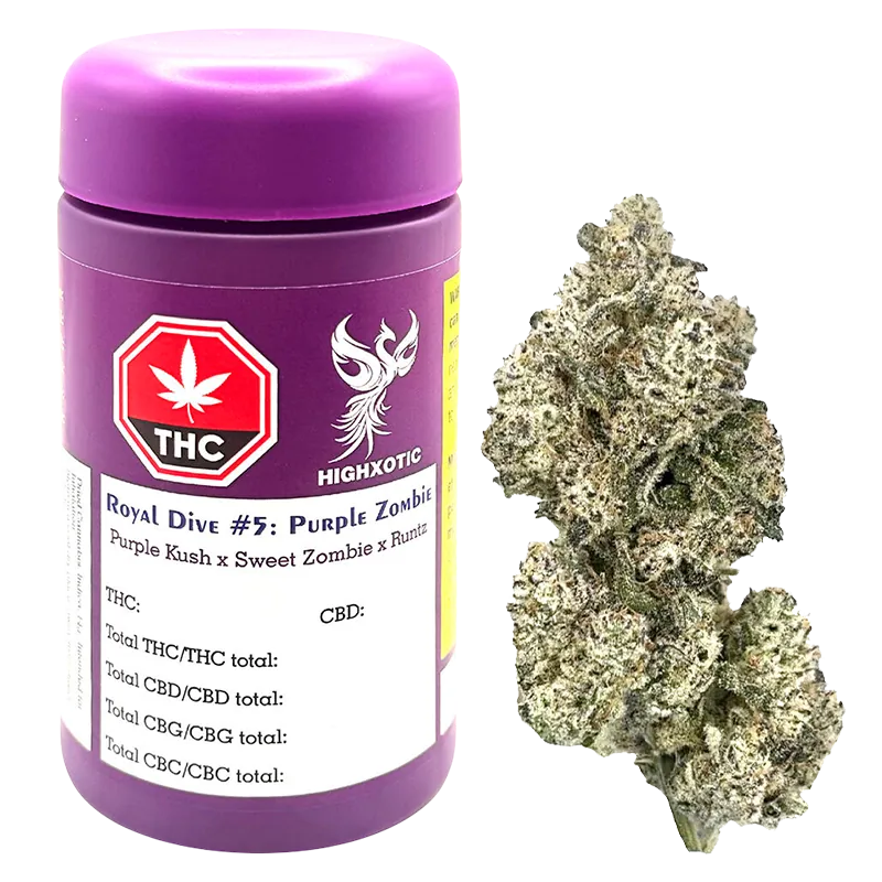 HighXotic 14 g Royal Dive #5: Purple Zombie Flower