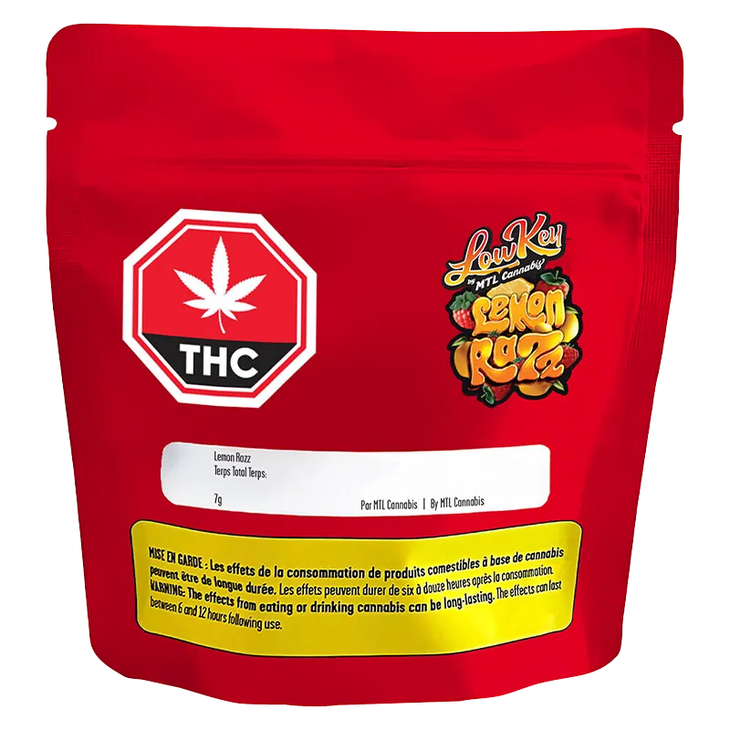 LowKey by MTL Cannabis 7 g Lemon Razz Flower