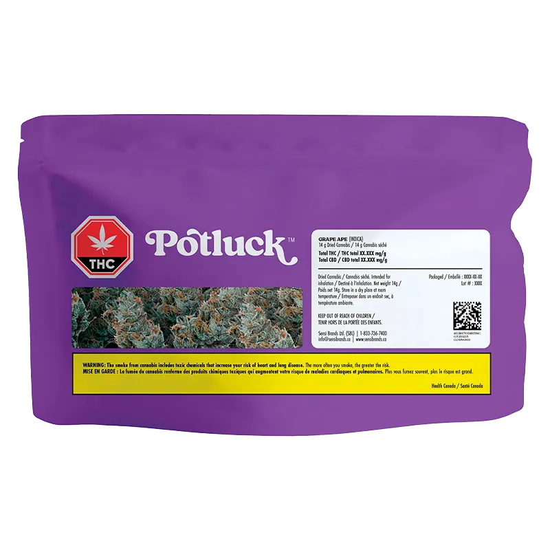 Potluck 14 g Grape Ape Flower