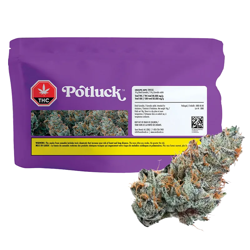 Potluck 14 g Grape Ape Flower
