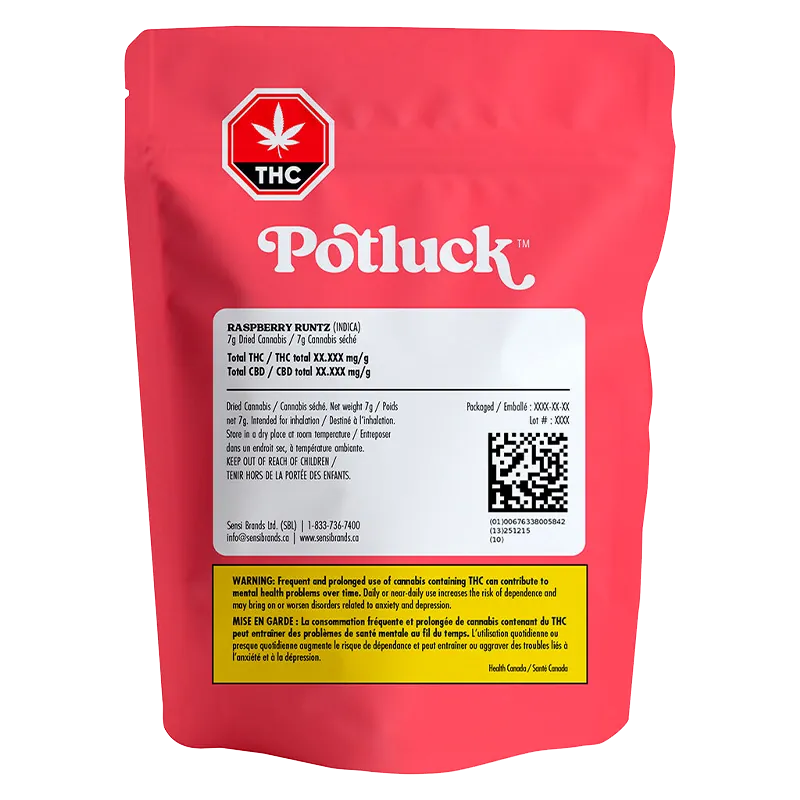 Potluck 7 g Raspberry Runtz Flower