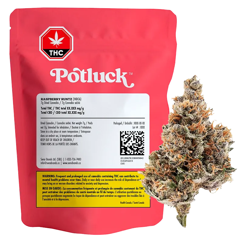 Potluck 7 g Raspberry Runtz Flower