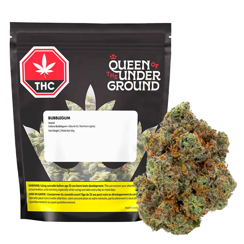 Queen of the Underground 28 g Bubblegum Flower