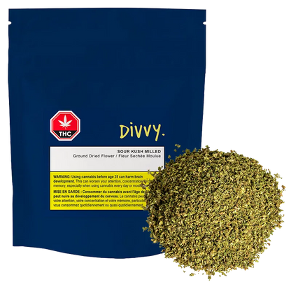 Divvy 14 g Sour Kush Milled Flower